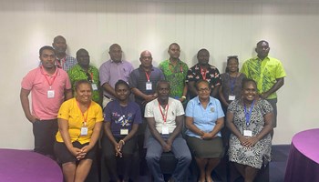 WSP team attends Ministry of Health & Medical Services workshop in Solomon Islands