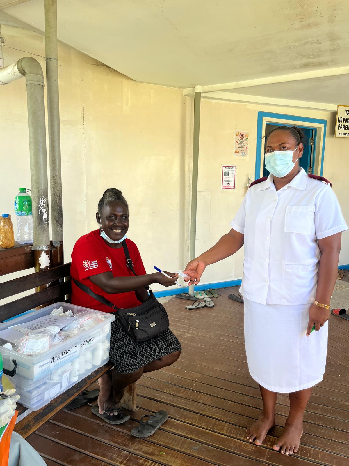 MDA team at the National Referral Hospital, Honiara, WSP 2024